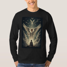 Camiseta Masculina Manga Longa Gloriosos Anjos Cel