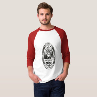 Camiseta Masculina Manga Raglan Clássico Vinil & M