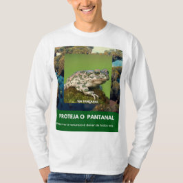 Camiseta Masculina Mangas Longas Via Pantanal Sapo