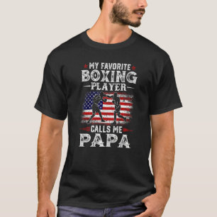 Camiseta Masculina Meu Boxeador Favorito Me Chama