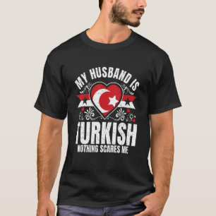 Camiseta Masculina Meu Marido É Turco Orgulho Band
