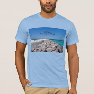 Camiseta Masculina Middle Of Shell Island Jetty