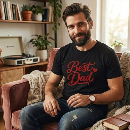Camiseta Masculina Minimalista Coração Vermelho Me