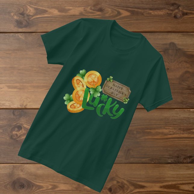 Camiseta Masculina Moeda da Sorte (Criador carregado)