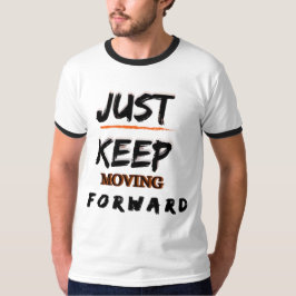Camiseta Masculina Motivacional 'Apenas Continue E