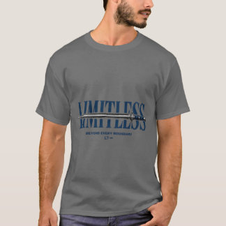 Camiseta masculina motivacional "Sem Limites"