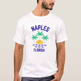 Camiseta masculina Naples Beach Florida