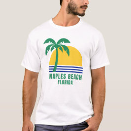 Camiseta masculina Naples Beach Florida