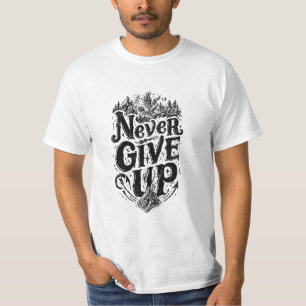 Camiseta masculina Never Give Up Mountain Eagle Mo
