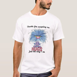 Camiseta masculina Obrigado por Me Aceitar