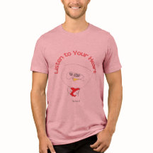 Camiseta masculina Ouça o Seu Coração