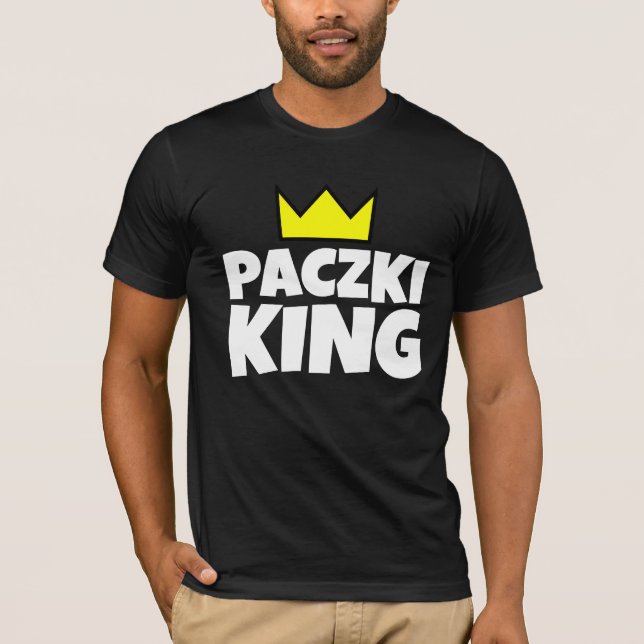 Camiseta masculina PACZKI DONUT KING (Frente)