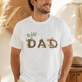 Camiseta masculina Pai do Selvagem
