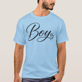Camiseta masculina para revelação do sexo do bebê: