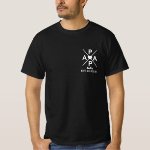 Camiseta masculina personalizada para o pai com as