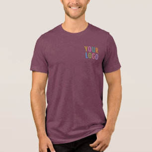 Camiseta masculina premium com logotipo personaliz