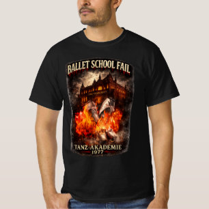 Camiseta Masculina Preta Valor Ballet School Fail