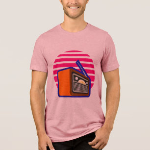 Camiseta Masculina Rádio Retro Vintage