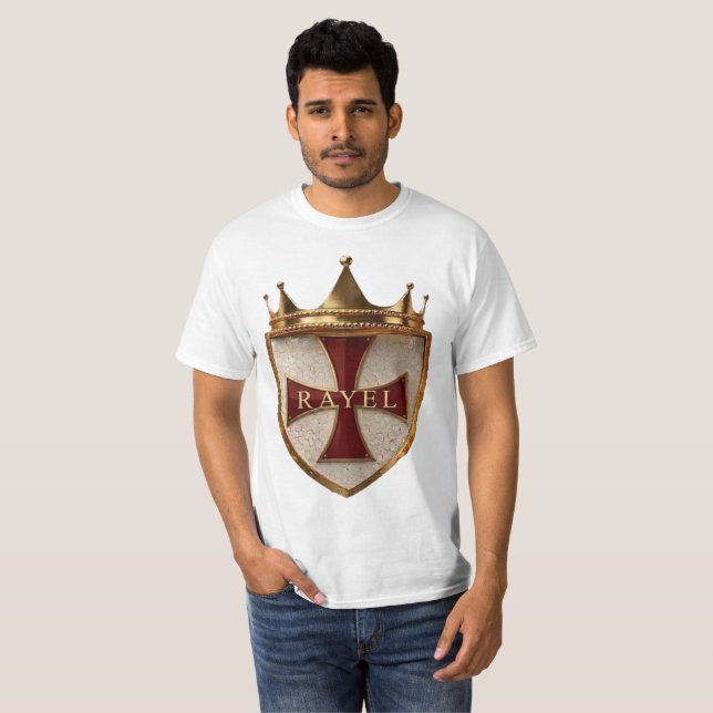 Camiseta Masculina Red Crest RayEl (Frente Completa)