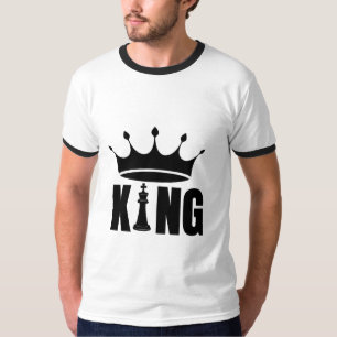 Camiseta Masculina Rei Coroa Minimalista