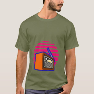 Camiseta Masculina Retro Rádio Vintage
