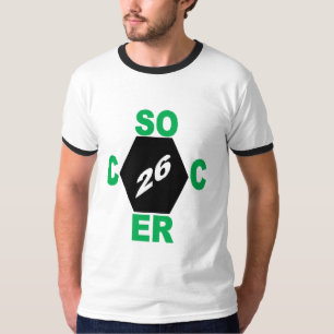Camiseta Masculina Ringer DESIGN FUTEBOL 26