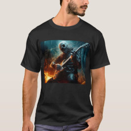 camiseta masculina rockin' zombie