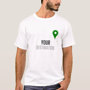 Camiseta masculina "Seu Destino" – Inspirada em V