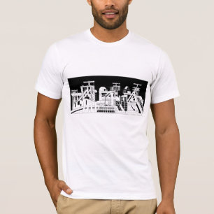 Camiseta masculina Silhueta da Combinada Metalúrgi