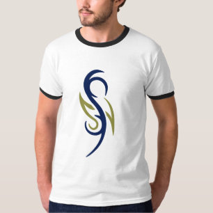 Camiseta masculina Símbolo de Chama Tribal