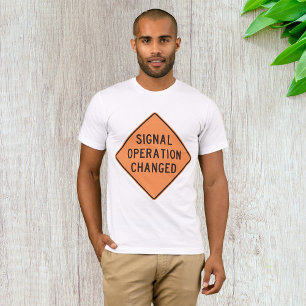 Camiseta Masculina Sinal de Operação Alterada