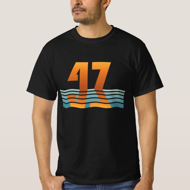 Camiseta Masculina Sunset 47 de Dois Lados Valor (Frente)