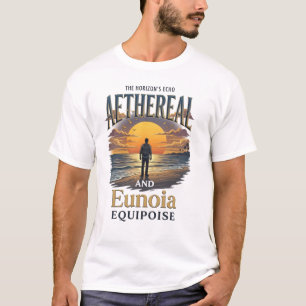 Camiseta masculina The Horizon's Echo Aethereal Me
