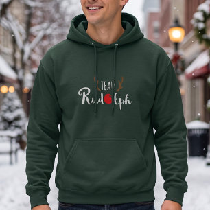 Camiseta Masculina Time de Rudolph do Natal