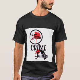 Camiseta masculina True Crime Junkie