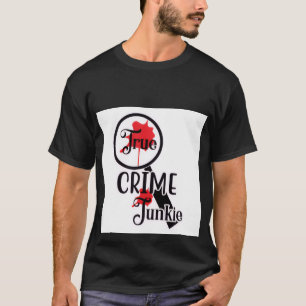 Camiseta masculina True Crime Junkie