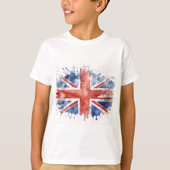 camiseta masculina union jack (Frente)