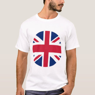 Camiseta masculina Union Jack circular