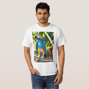 Camiseta Masculina Value Arara Azul