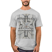 Camiseta Masculina Versículo Bíblico Filipenses 4: