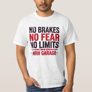 Camiseta Masculina Vintage Garage Sem Freios Sem M
