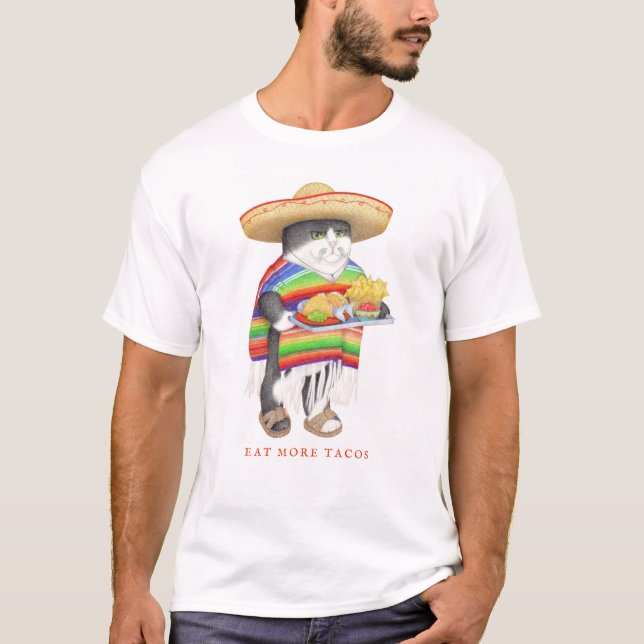 Camiseta Masculina WENDELITO Coma Mais Tacos (Frente)