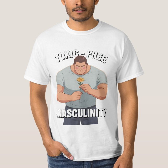 Camiseta Masculinidade Frágil e Sem Toxicidade (Frente)