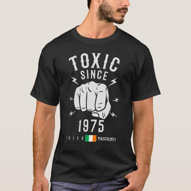 Camiseta Masculinidade Tóxica Desde O Aniversário De 1975 P (Frente)