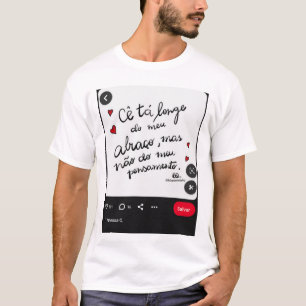 Camiseta Masculino gola canoa simples