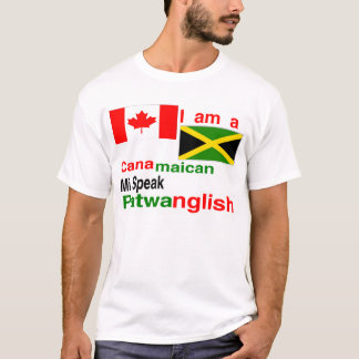 Camiseta Masculinos canadianos jamaicanos