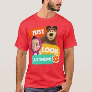 Camiseta Masha e o Urso