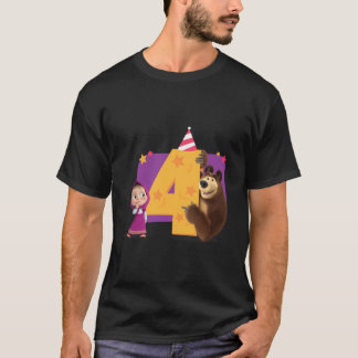 Camiseta Masha E O Urso
