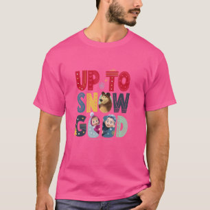 Camiseta Masha e o Urso. Até nevar bem