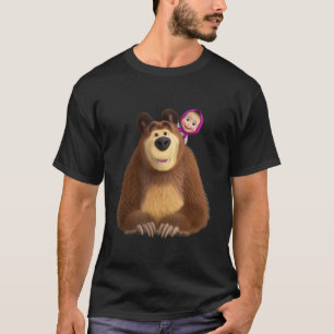 Camiseta Masha e o Urso Duo juntos